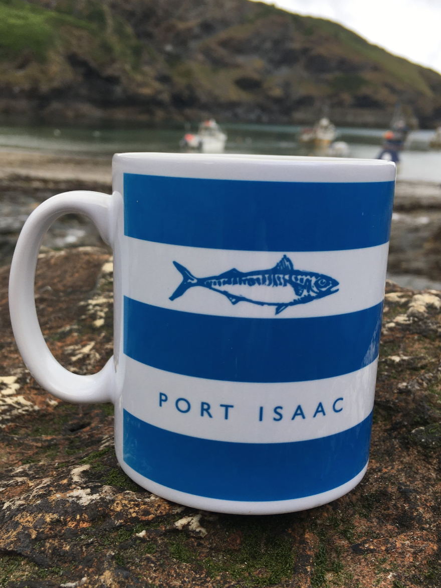 Port Isaac Mackerel Mug