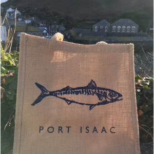 Large Mackerel Jute Bag